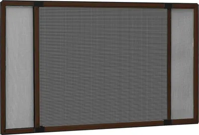 Produktbild von The Living Store Ausziehbarer Insektenschutz für Fenster Braun (100-193)x75 cm