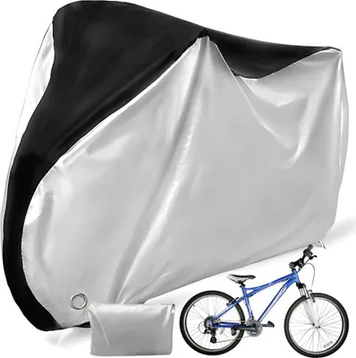 Obrázok produktu pre Verk 14615 Ochranná plachta na bicykel, motocykel 210D, čierno-šedá