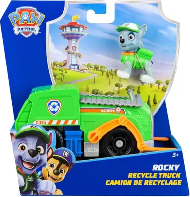 Zdjęcie produktu dla PAW Patrol Rocky’s Recycle Truck, Śmieciarka, 3 lat(a), Plastik, Zielony, Pomarańczowy