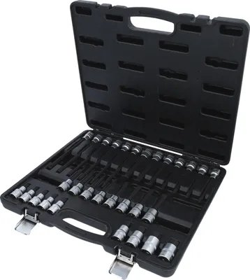 Produktbild von KS Tools 1/2 Zoll Bit-Stecknuss-Satz für Innensechskant-Schrauben, 30-tlg