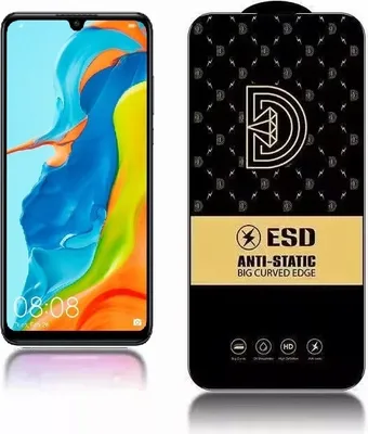 Produktbild von Diamond Antistatisches Glas für Huawei P30 Lite - Schwarz KP24143