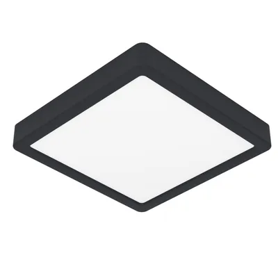 Zdjęcie produktu dla Fueva 5 Nowoczesna Lampa Sufitowa W Czarnej Stali Led Zintegrowana 17W 3000K Ip20