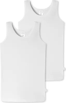 Produktbild von Schiesser Kleinkinder Mädchen 2 er Pack Hemd 0/0 Gr. 140  weiss