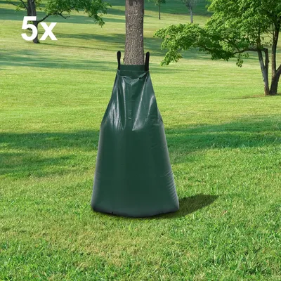 Produktbild von Jiubiaz 5x Bewässerungssack 75L Bäume Wassersack Baumsack Gießsack Bewässerungseutel