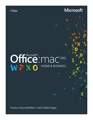 Produktbild von Microsoft Office 2011 Home & Business Mac PKC