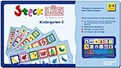 Produktbild von SteckLÜK. Kindergarten 3: Alter 3 - 4 (blau)