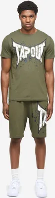 Immagine prodotto di Set di magliette e pantaloncini normali DUNLAB Olive/White S Tapout