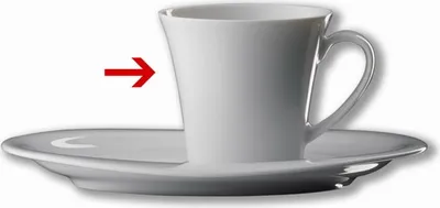 Produktbild von 6x Espressoobertasse 0,09 l Kaffeeservice, Kaffeebecher