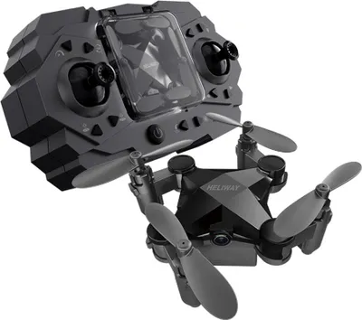 Produktbild von Faltbare Mini Drone Four Axis Luftaufnahme Flugzeug Spielzeug Schwarz Feste Höhe