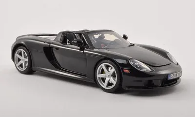 Produktbild von Motormax MOM73163BLACK - 1:18 Porsche Carrera GT, schwarz, 2004 - Neu