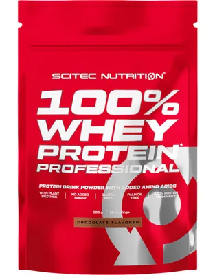 Obrázok produktu pre Scitec Nutrition 100% Whey Protein Professional 500 g kokos / Srvtkov whey proteny / Chutn srvtkov proten s pridanmi aminokyselinami obohaten o trviace enzmy