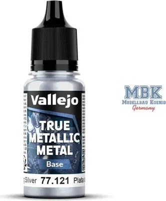 Obrázok produktu pre Vallejo VA77121, základná farba – kovová, strieborná