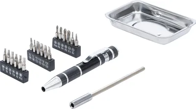 Produktbild von BGS technic Precision Screwdriver Bit Set, 198 g