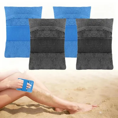 Zandverwijderaar-Handschuhe, 4 Stück, wiederverwendbar, Strandzubehör