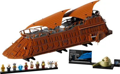 Produktbild von LEGO Star Wars Jabbas Segelbarke, Set zum Sammeln und Ausstellen aus der Ultimate Collector Series für Erwachsene, 11 Charaktere, Geschenk für Fans, UCS Sammlerstück 75397
