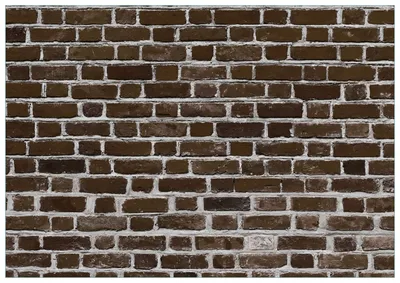 Produktbild von Wallario Premium Glasbild, freischwebende Optik, kräftige Farben, Größe 100 x 70 cm Motiv Ziegelsteinwand in braun - Backsteine