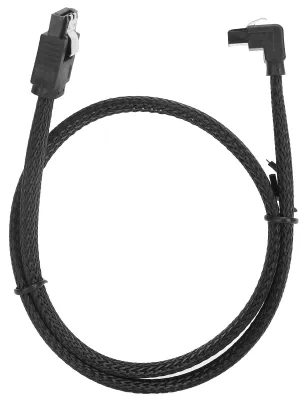 Imagen del producto de Cable Serial ATA, conector en ángulo de 7 pines, adaptador de datos para disco duro ATA 3.0 con cable de alimentación de color, (conector en ángulo)