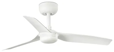 Image de Ventilateur de plafond à basse consommation avec télécommande Mini Punt 90 cm Blanc / Blanc