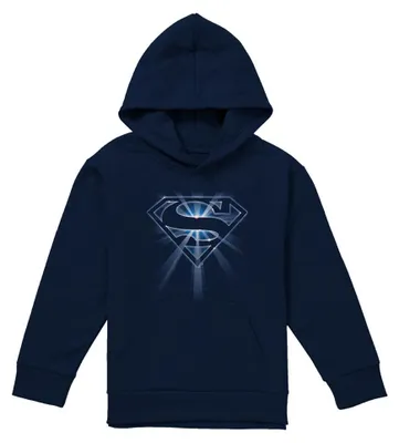 Immagine prodotto di Felpa con cappuccio per bambini, Superman, logo TV41059 (taglia 116), colore blu