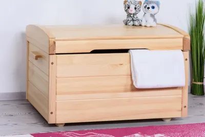 Produktbild von Holztruhe natur