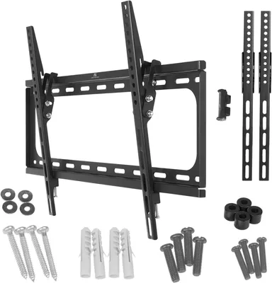 Immagine prodotto di Supporto a muro universale per televisori da 37-80 pollici OLED, QLED, LCD, LED e Plasma. Capacità di carico massima fino a 55 kg. Compatibile con standard VESA da 75x75 a 600x400 mm