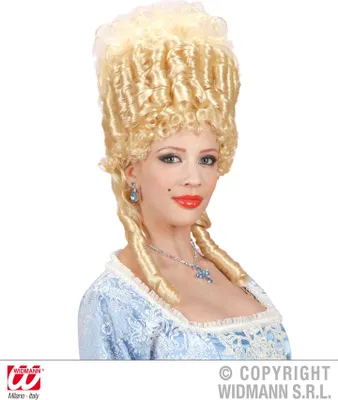 Produktbild von Exklusive Rokoko Perücke Marie Antoinette blond - Mittelalter Peruecke