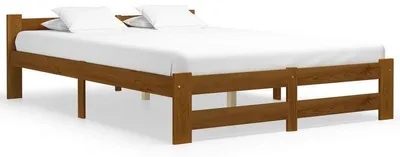 Produktbild von Bettgestell - Einzelbett - 120x200 cm - Holzbett - Mit Stauraum - Einfache Montage