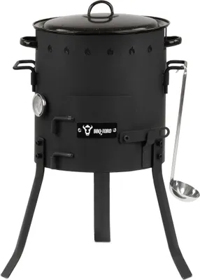 Image de BBQ-Toro Four à ragoût Outdoor Ø 29 cm, Gulaschkanone avec casserole, grille et louche, four de cuisson