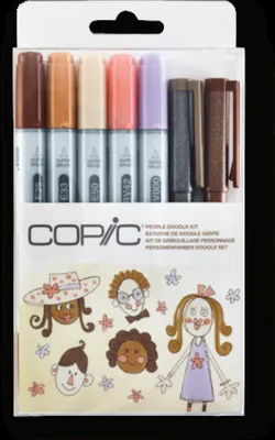 Produktbild von Copic Doodle Kit Personenfarben