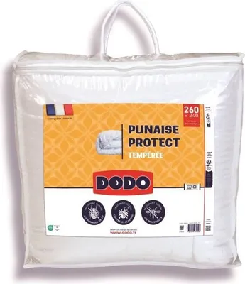 Obrázok produktu pre DODO Teplá prikrývka 240 x 260 cm, 300 g/m², proti roztočom, proti plošticiam, biela, vyrobená vo Francúzsku