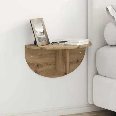 Immagine prodotto di Maison Exclusive - Scaffale a parete, supporto da parete, legno di quercia artigianale, 48 x 24 x 24 cm