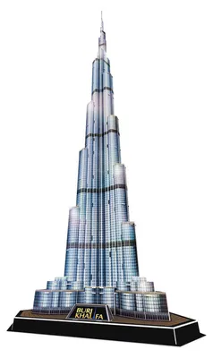 Produktbild von CubicFun Cubic Fun 3d Puzzle Burj Khalifa LED