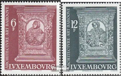 Produktbild von Briefmarken Luxemburg 1977 Mi 952-953 (kompl.Ausg.) gestempelt Architektur