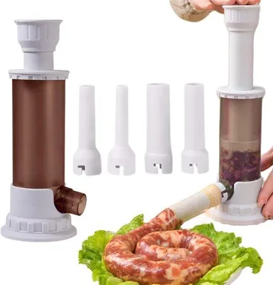 Produktbild von Wurstfüllmaschine manuell 4 Düsen für Selbstherstellung