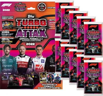 Immagine prodotto di Topps - Turbo Attax Formula 1 2022 - 1 starter + 10 booster