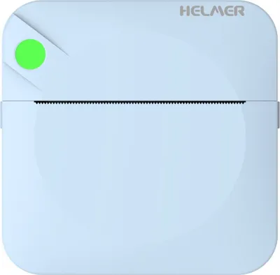 Zdjęcie produktu dla Przenośna mini drukarka termiczna HELMER TP01/ rozdzielczość druku 200dpi/ Bluetooth/ bateria 1000mAh/ micro USB/ Android/ iOS