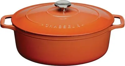 Image de Cocotte en fonte ovale 29 cm chestnut - Chasseur - PUC472999 -
