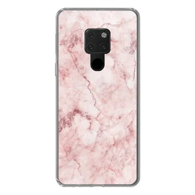 Produktbild von MuchoWow® Handyhülle Schutzhülle Hülle für Huawei P40 Lite Marmor - Rosa - Luxus Silikon Softcase Handy Hülle - Handy