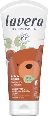 Produktbild von Lavera Baby & Kinder Waschlotion & Shampoo, 200 ml