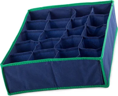 Produktbild von Verk 01621_G Wäscheschubladen-Organizer mit 20 Fächern, blau