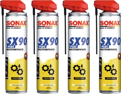 Produktbild von SONAX Multifunktionsöl, SX90 PLUS EasySpray, 400 ml, 4 Stück