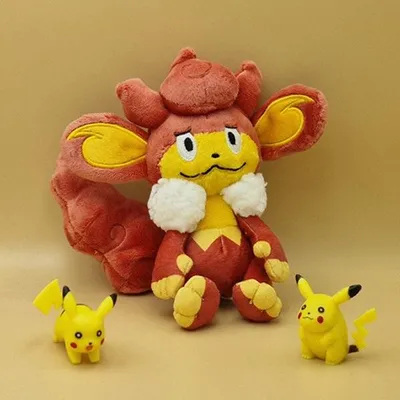 Produktbild von Pokemon Grillchita Kuscheltier - 18 cm Plüschtier Simisear
