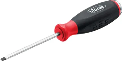 Image de Tournevis VIGOR avec capuchon de frappe et embout carré V5010-SL3.5 1/4"