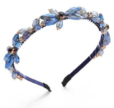 Image de Bandeau orné de cristaux en strass pour femmes