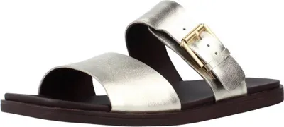 Produktbild von Clarks Ofra Slide Damen Pantoletten Gold