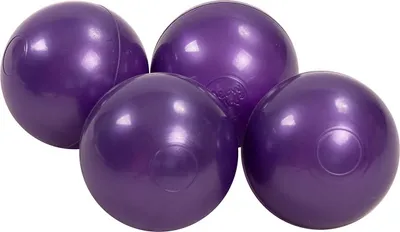 Obrázok produktu pre MeowBaby plastové loptičky do kúpeľa 7 cm, detské plastové loptičky na hranie, 50 kusov: perleťovo fialové