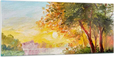 Produktbild von Bilder auf glas - natur natur - 120x50cm - Glasbilder - Wandbilder - Bilder - Kunstdruck - zum Aufhängen bereit - Wanddekoration aus Glas - Glas Bilder - Wandbild auf Glas - Einteilig - GAB120x50-3445
