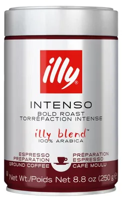 Obrázek produktu pro Illy 7184, 250 g, Tmavě pražená, Espresso, 24 měsíc/ů, 1 kusů, 91,2 mm