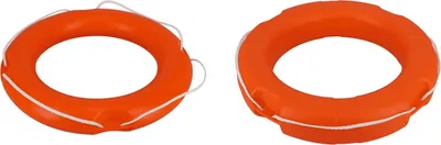 Produktbild von Rettungsring mit Griffleine für Boote, 57 cm & 60 cm, Signalfarbe orange Größe: 60 cm ohne Füllung