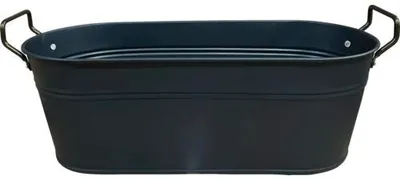 Produktbild von Blumenkasten Zink Lafiora 49,5 x 20,5 x 16,5 cm anthrazit